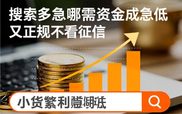 哪里小额贷款利息低又正规不看征信