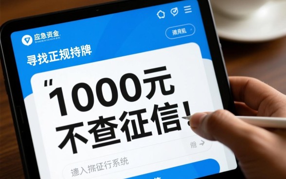 1000元小额贷款app不查征信吗,哪个平台靠谱? 1000元小额贷款app不查征信吗
