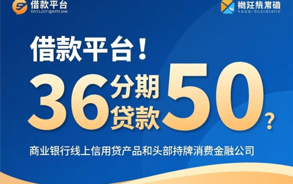 哪个借款平台可以分36期贷款5万