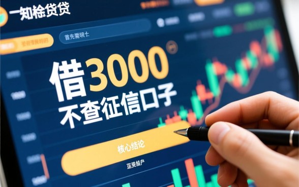 借3000不查征信的口子有哪些呢,真的能下款吗 借3000不查征信的口子有哪些呢