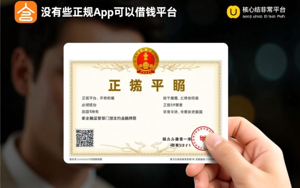 有没哪些正规app可以借钱的平台