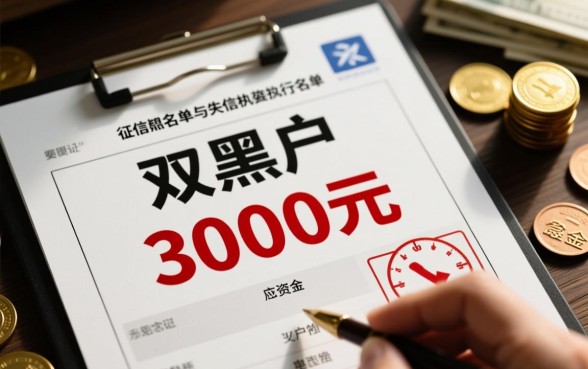 双黑户贷款3000元快速下款平台哪里有,双黑户怎么借钱? 双黑户贷款3000元快速下款平台哪里有