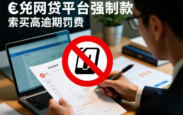 黑网贷强制下款逾期一天