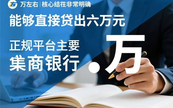 哪个贷款平台可以直接贷款六万元呢