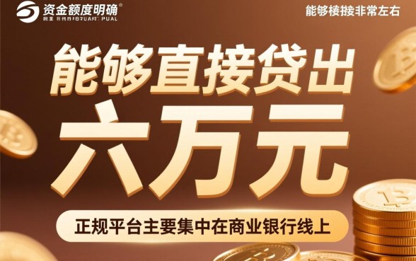 哪个贷款平台可以直接贷款六万元呢