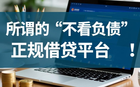 什么借贷平台不看负债容易借钱