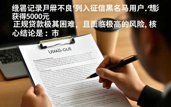 黑户能下5000的贷款口子有哪些,不查征信吗? 黑户能下5000的贷款口子有哪些