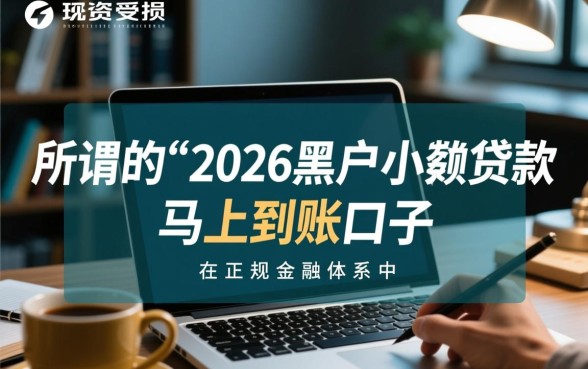 2026黑户小额贷款马上到账口子