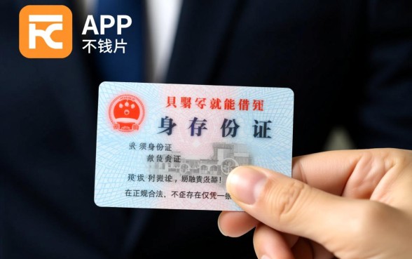 有没有只要身份证就能借钱的app