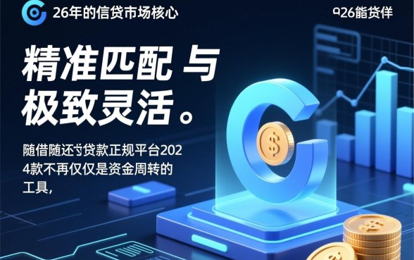 随借随还的贷款正规平台2026款有哪些?怎么申请最快下款? 随借随还的贷款正规平台2026款有哪些