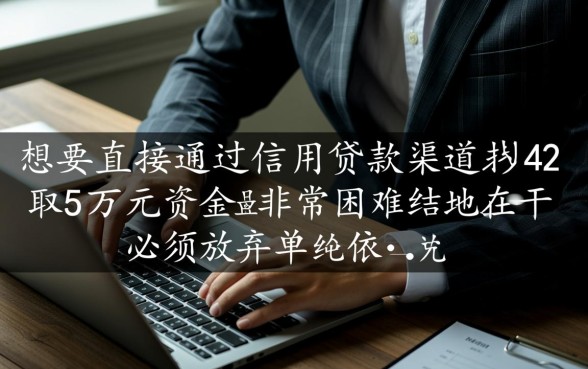 黑户征信差怎么借到50000元呢