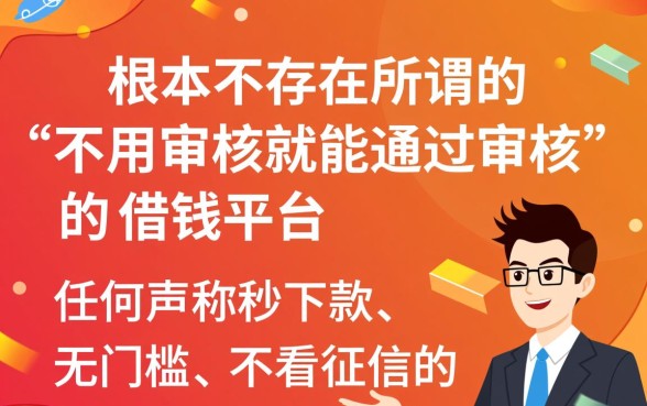 什么平台借钱不用审核就能通过审核