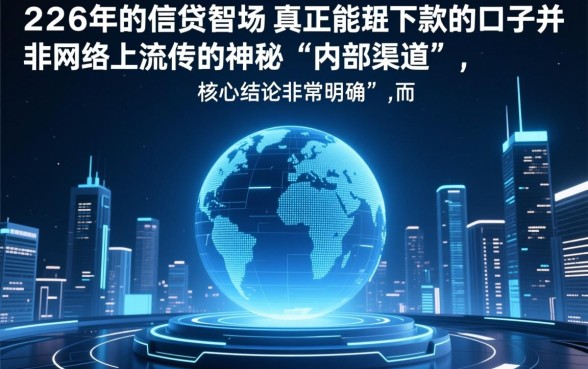 2026大数据花真正能下款的口子有哪些