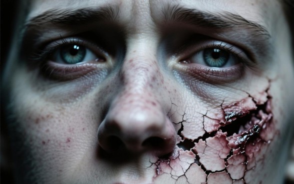 梦见鼻子下边脸皮裂口子,梦见脸裂开是什么意思 梦见鼻子下边脸皮裂口子