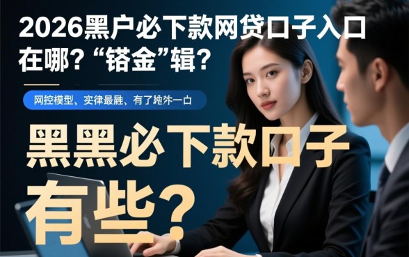 2026黑户必下款网贷口子入口在哪