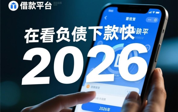 借款平台不看负债下款快的2026有哪些