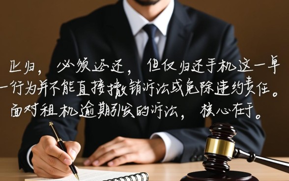 租手机逾期了被告了能不能归还手机