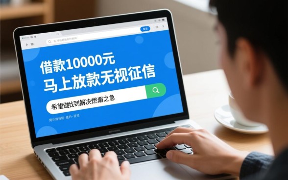 借款10000元马上放款无视征信是真的吗