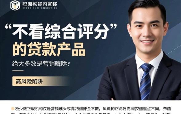 不查综合评分的贷款真的可以下款的