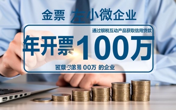 一年开票100万银税贷能贷多少