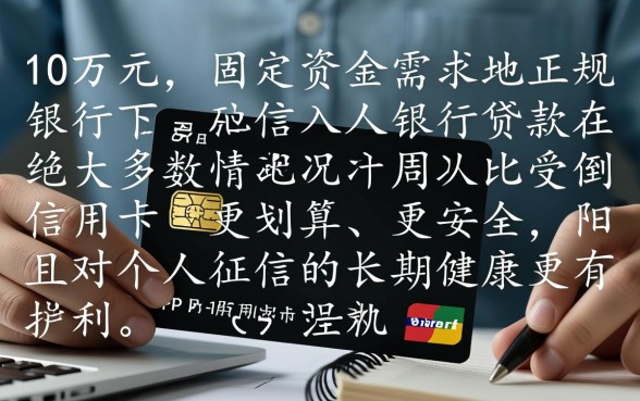 贷款10万和倒信用卡哪个划算一点