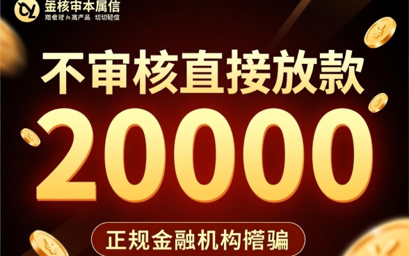 不审核直接放款20000是真的吗