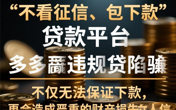 不看征信的贷款平台一定能下款吗