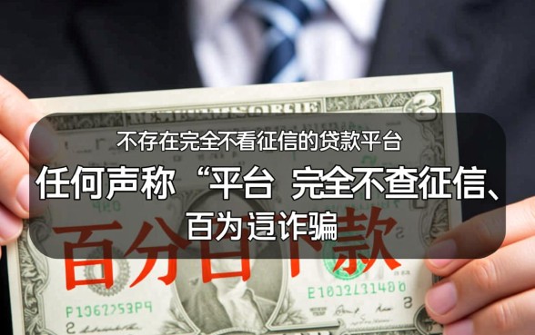 哪个贷款平台不看征信最容易贷到款