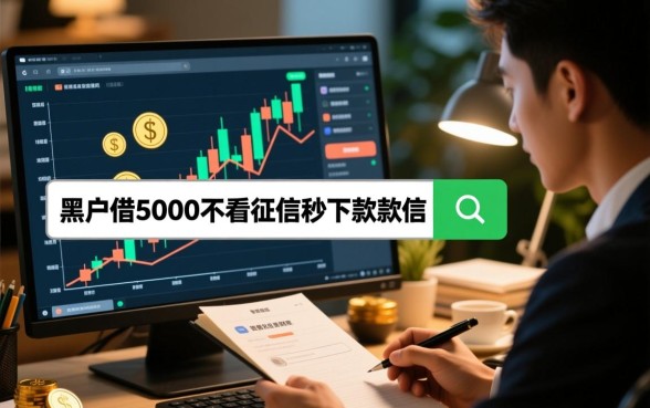 黑户借5000不看征信微信能下款吗