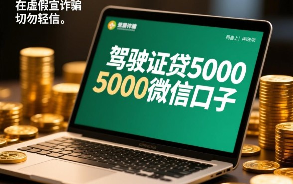 驾驶证贷5000微信口子是真的吗