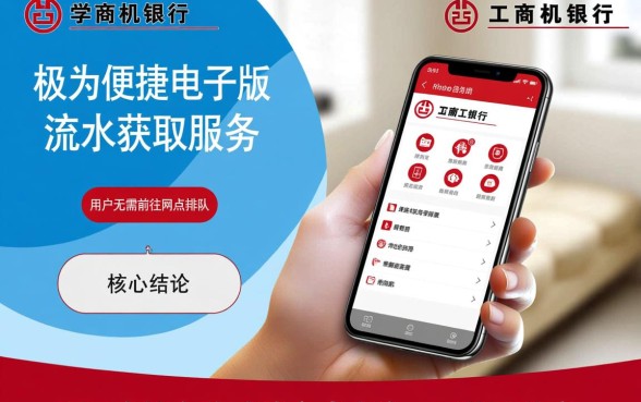 工商银行手机银行电子版流水怎么弄