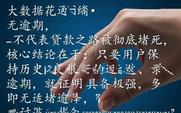 大数据花了无逾期能下款吗