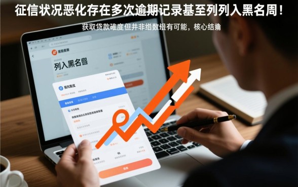 征信黑了有逾期还能有下款的口子吗