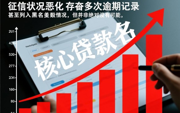 征信黑了有逾期还能有下款的口子吗