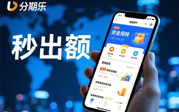 类似分期乐秒出额度的小额下款口子有哪些