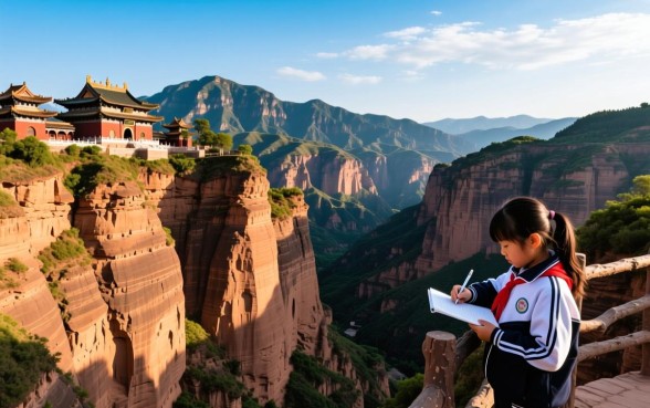 四年级下册寺口子山作文怎么写