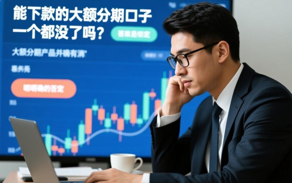 能下款的大额分期口子一个都没了吗