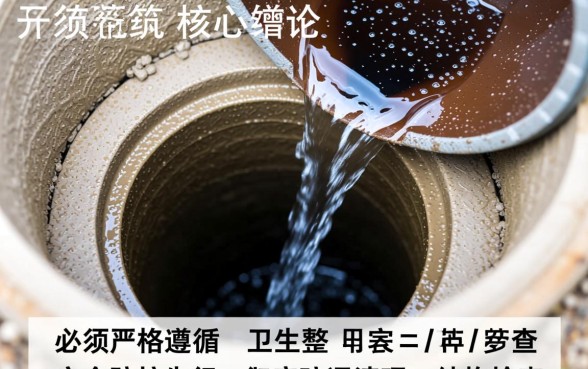 下水道打开的口子怎么处理