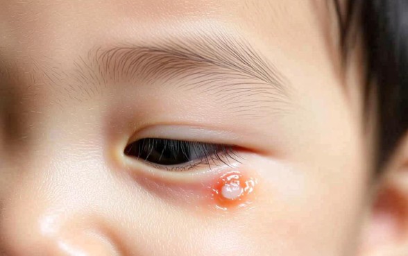 宝宝眼皮有口子几天结的痂会掉下来