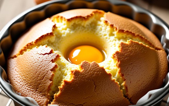 烤的蛋糕为什么上面有口子下面没有,蛋糕开裂是什么原因 烤的蛋糕为什么上面有口子下面没有