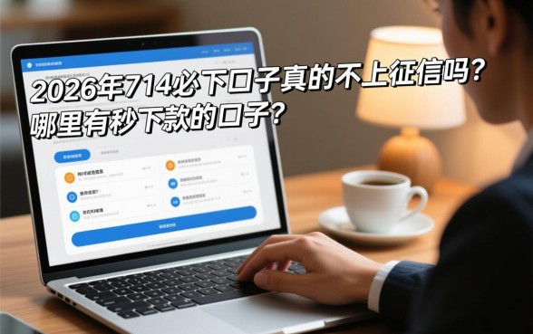 2026年714必下口子真的不上征信吗?,哪里有秒下款的口子? 2026年714必下口子真的不上征信吗