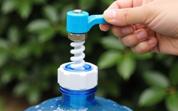 矿泉水口子上的压水器怎么拆卸下来