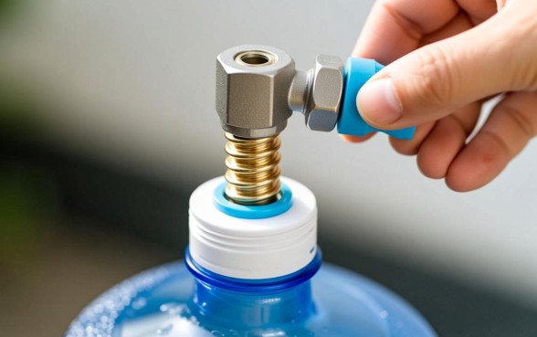 矿泉水口子上的压水器怎么拆卸下来