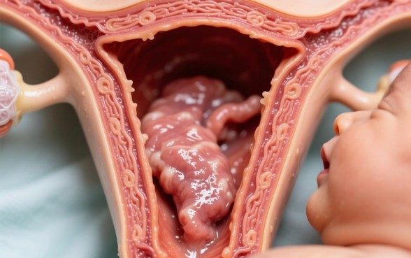 胎儿入盆子宫口有肉是怎么回事