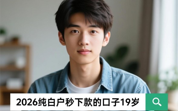 2026纯白户秒下款口子19岁能下吗