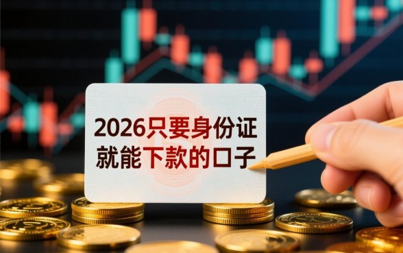 2026只要身份证就能下款的口子有哪些,真的吗? 2026只要身份证就能下款的口子有哪些
