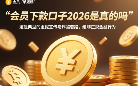 买会员下款的口子2026是真的吗