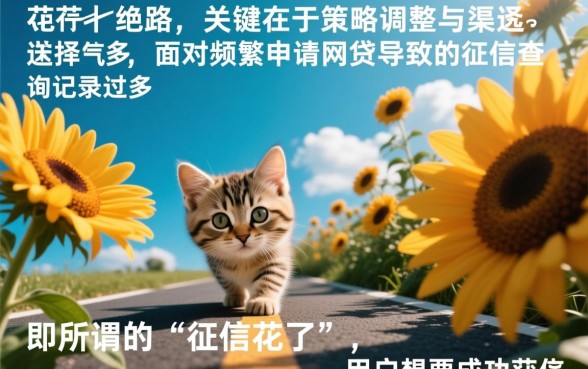 征信花了网贷点多了还能借吗