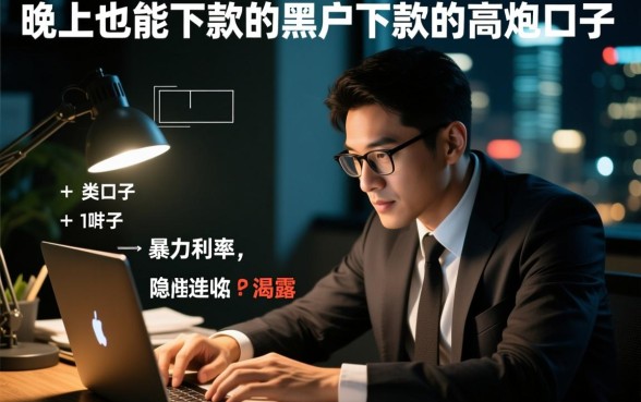 晚上也能下款的黑户下款的高炮口子靠谱吗