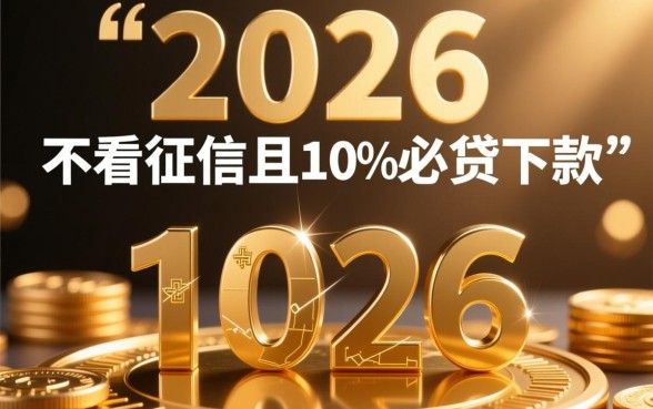2026不看征信必下款是真的吗,不看征信的网贷口子靠谱吗? 2026不看征信必下款是真的吗